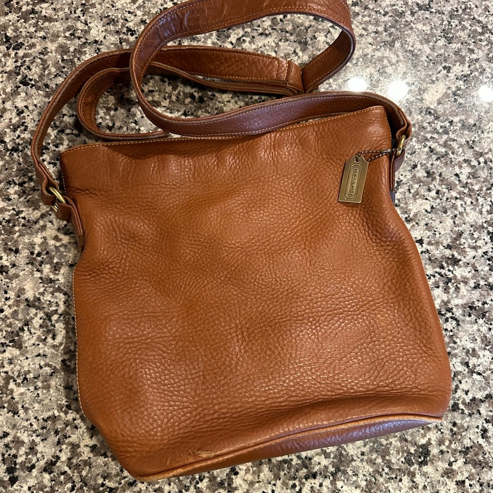 Vintage Coach Bucket Crossbody Bag